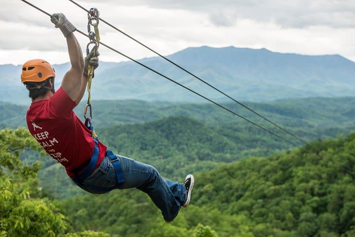Legacy Mountain 7-Line Zipline in Sevierville — Soar Over the Smokies at 50 MPH