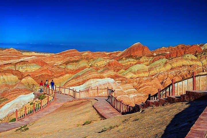 Zhangye Danxia Day Trip from Lanzhou by Bullet Train — Private Tour to the Rainbow Mountains photo 2