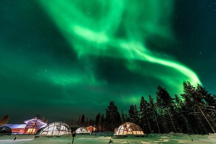 Northern Lights Picnic from Rovaniemi: Aurora Hunt with Campfire and Hot Drinks