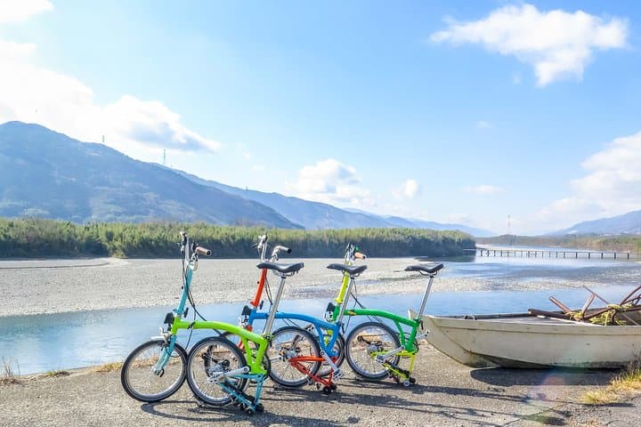 Brompton Slow Cycling Tour Along the Yoshino River — Mima Teramachi Temple Ride photo 2