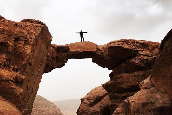 3-Day Wadi Rum Jebel Burdah Tour — Jeep, Camel & Scramble to Burdah Arch photo 2
