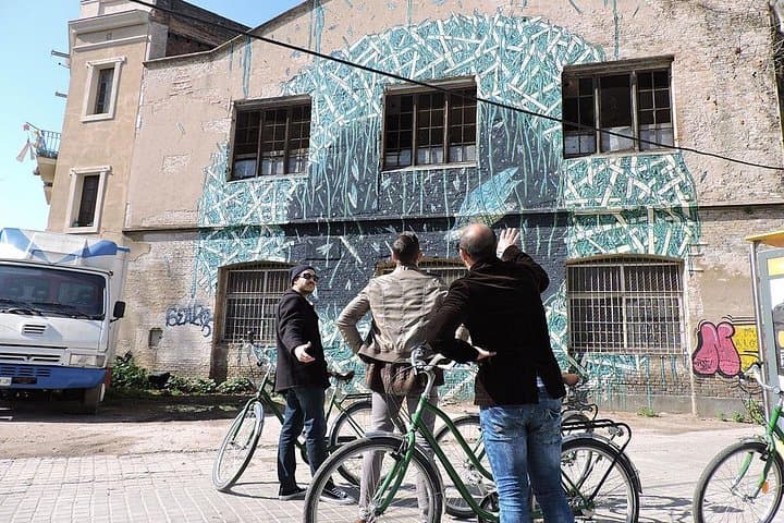 Barcelona Street Art Bike Tour — Poblenou Murals & Beach Ride photo 1