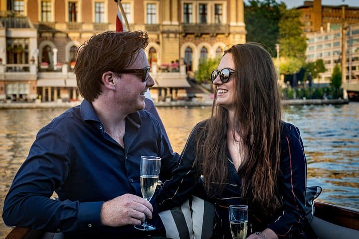 Private Amsterdam Canal Breakfast Cruise on Historic Electric Boat