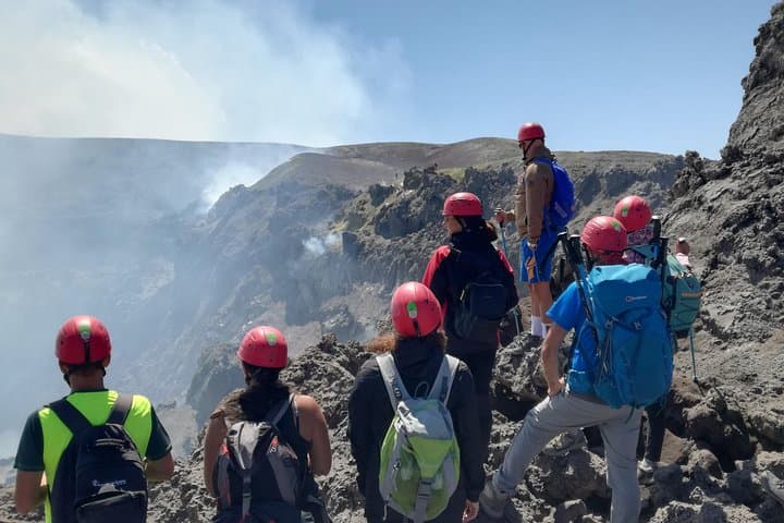 Etna South Summit Hike: Cable Car, 4x4 and Crater-Rim Trek to the Summit Craters