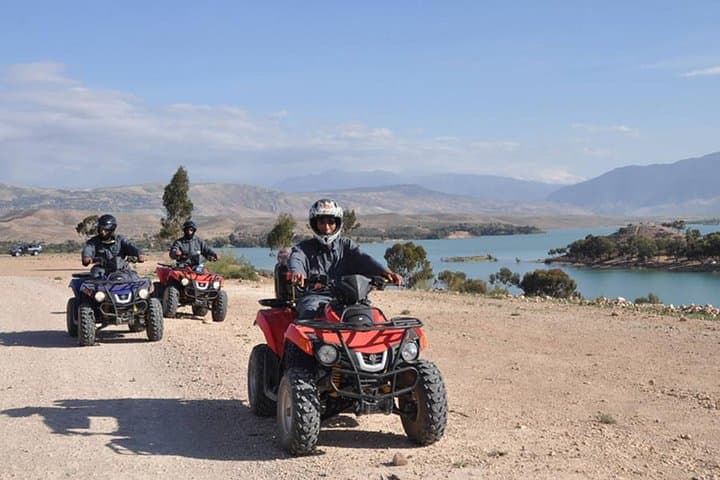 Quad Biking at Lalla Takerkoust — Marrakech Lake ATV Experience