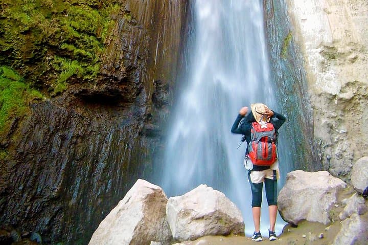 Capua Canyon Trek to Waterfalls and Yura Thermal Baths near Arequipa