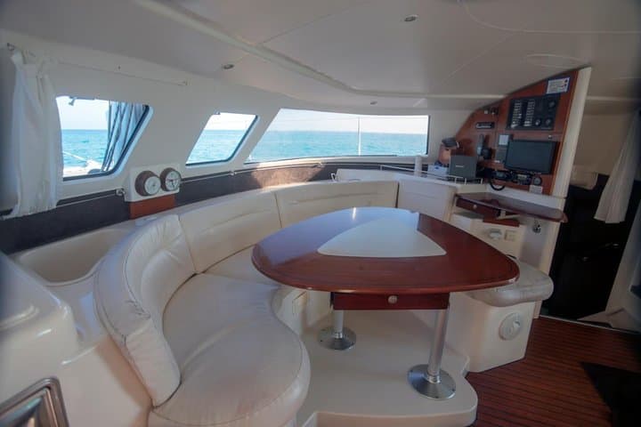 Private Catamaran: Cancun to Isla Mujeres — Snorkel the Underwater Museum photo 4