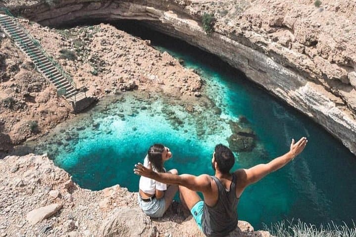 Wadi Shab and Bimmah Sinkhole: Full-Day Canyon and Coast Adventure from Muscat