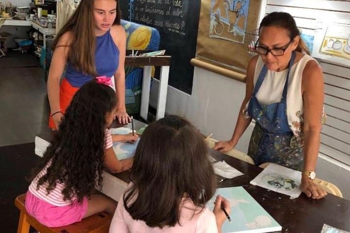 Paint Your Own Tote in Old San Juan: Hands-On Non-Traditional Media Workshop photo 3