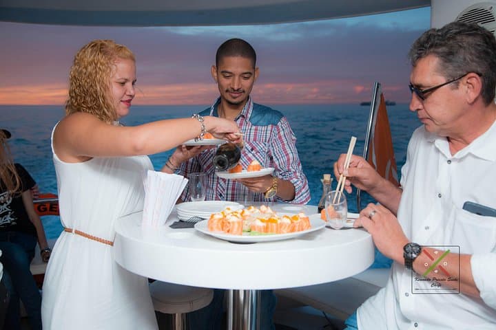 Private Nirvana Sunset Cruise in Cape Town: Sushi, Oysters & Wagyu on a Luxury Power Cat photo 3