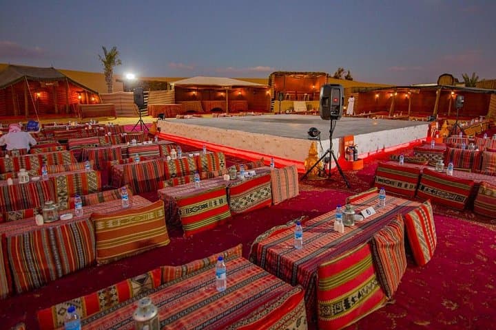 Red Dunes Desert Safari with BBQ Dinner: Sunset Dune Bashing & Desert Camp near Dubai photo 2