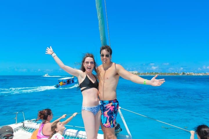 Luxury Catamaran to Isla Mujeres: Snorkel, Beach Club & Open Bar Day Trip photo 4