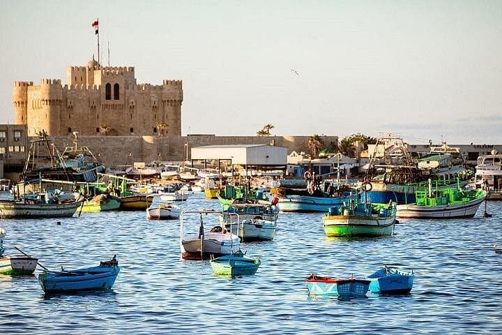 Alexandria Day Trip from Cairo: Kom El Shoqafa, Qaitbay Fort & Bibliotheca photo 1