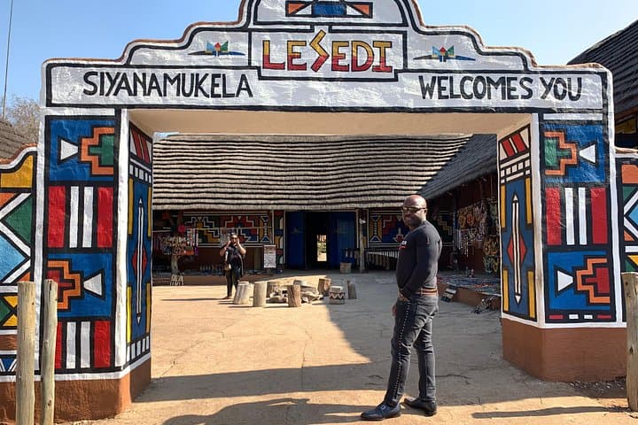 Lesedi Cultural Village and Lion Park Tour from Johannesburg — Cultural Immersion and Mini Safari