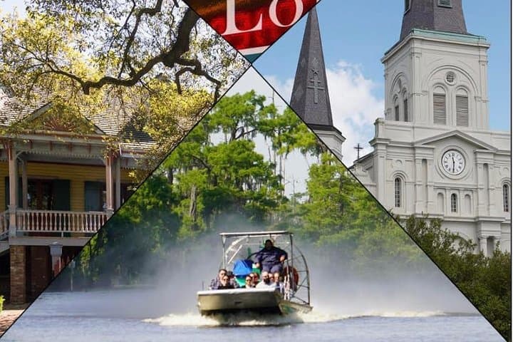 New Orleans City & Barataria Swamp Full-Day Tour: French Quarter, Tombs, and Gators