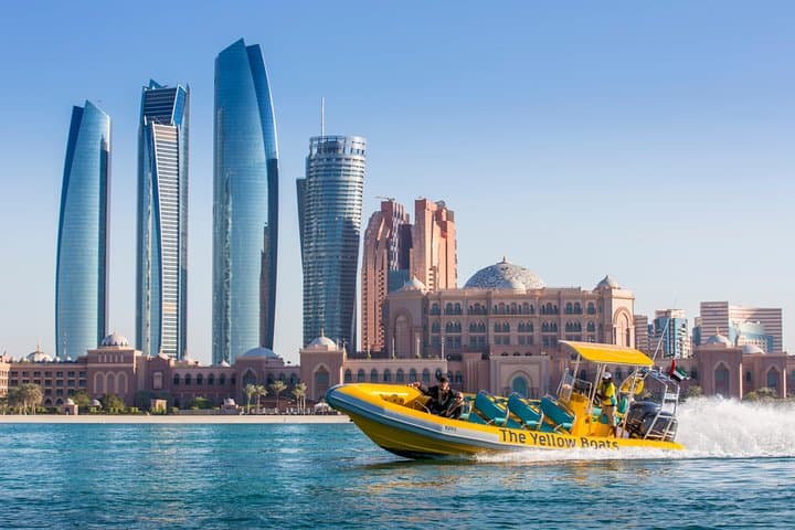Abu Dhabi Sightseeing Boat Tours: Yas, Corniche & Al Maya Island by RIB