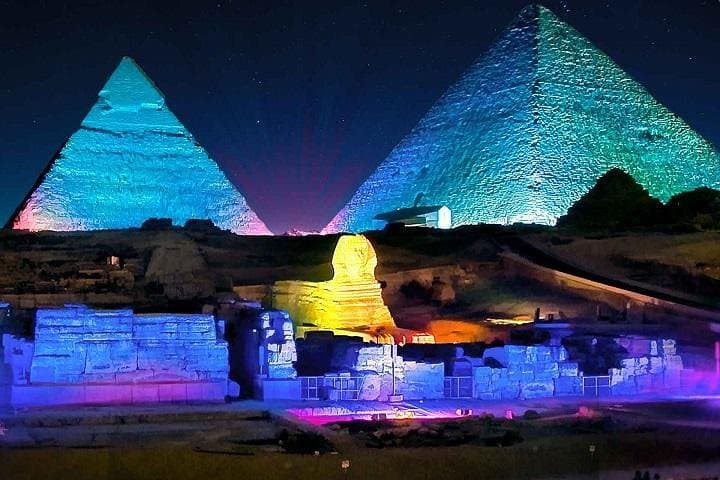 Giza Pyramids Sound & Light Show: Evening Spectacle at the Pyramids Plateau