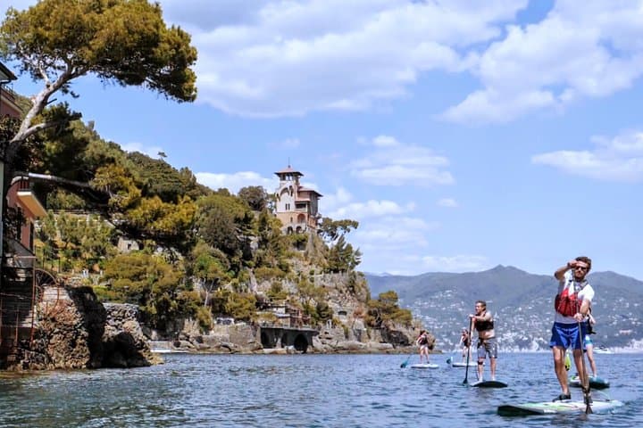 Paddle Boarding Paraggi Bay Portofino: Beginner SUP Experience photo 5