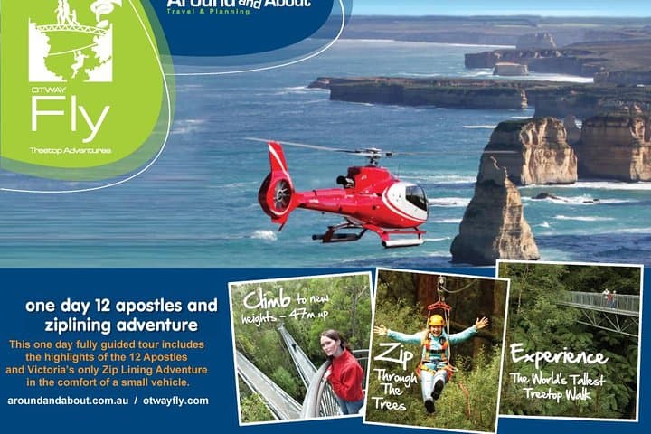 12 Apostles & Otway Fly Zipline Day Trip from Melbourne: Great Ocean Road Adventure photo 3