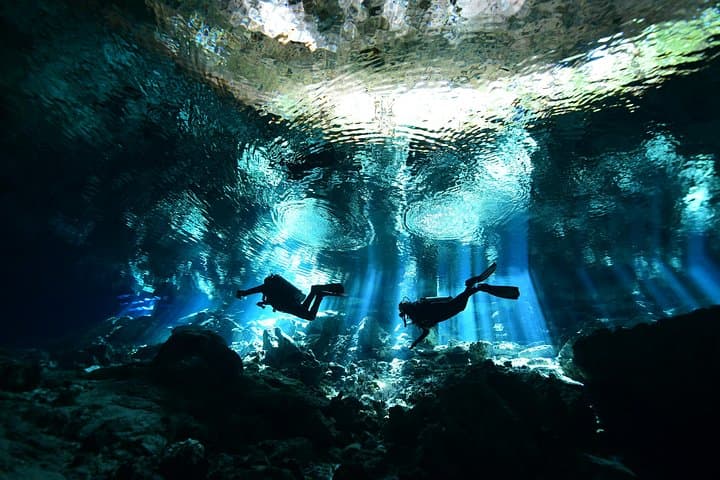 Dos Ojos Cenote: 2-Tank Certified Dive Adventure from Tulum