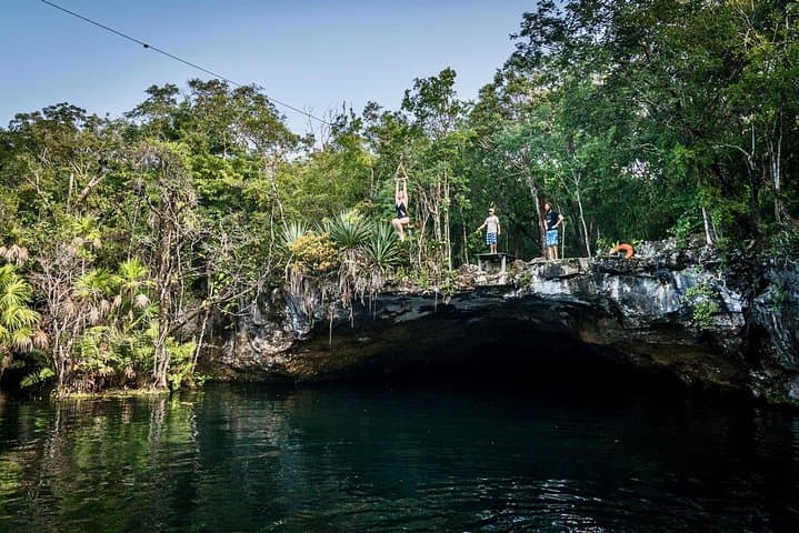 Tankah Park Five Cenotes Adventure Tour from Tulum — Snorkel, Zipline & Cliff Jump photo 4