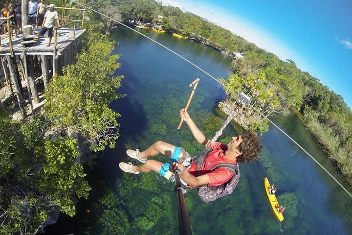 Tankah Park Five Cenotes Adventure Tour from Tulum — Snorkel, Zipline & Cliff Jump photo 5