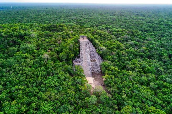 Coba & Pac-Chen Mayan Xtreme: Nohoch Mul, Cenote Rappel and Jungle Ziplines