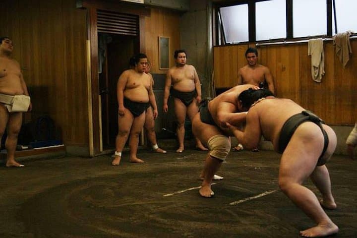 Inside a Tokyo Sumo Stable: Watch Morning Practice and Learn Rituals photo 6