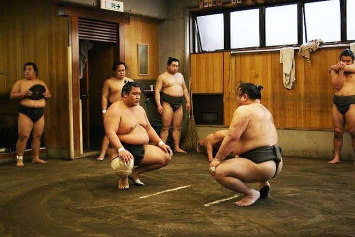 Inside a Tokyo Sumo Stable: Watch Morning Practice and Learn Rituals photo 5