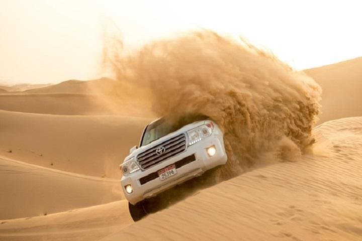 Morning Desert Safari with Camel Trekking in Dubai — Dune Bashing & Sandboarding photo 2