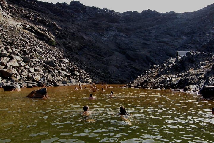 Santorini Volcano & Hot Springs Private Tour — Nea Kameni Hike from Fira photo 2