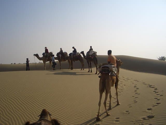 Shahi Overnight Camel Safari in Jaisalmer — Non-Touristic Sand Dune Camp