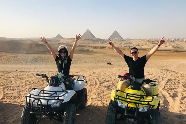 Sunset ATV Adventure Around the Giza Pyramids with Sound & Light Show and Dinner photo 3