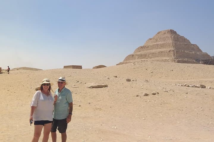 Saqqara, Memphis & Khan El Khalili Private Day Tour — Step Pyramid to Cairo's Oldest Bazaar