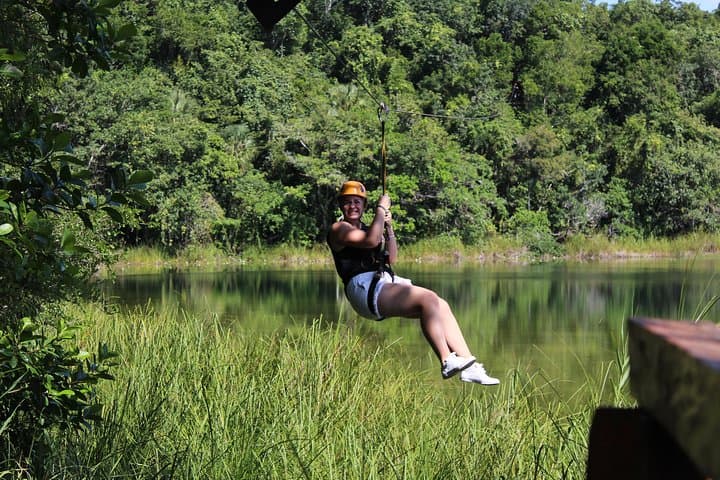 Coba Adventure & Sabrosura: Biking, Cenote Swim, Zipline and Mayan Community Lunch photo 5