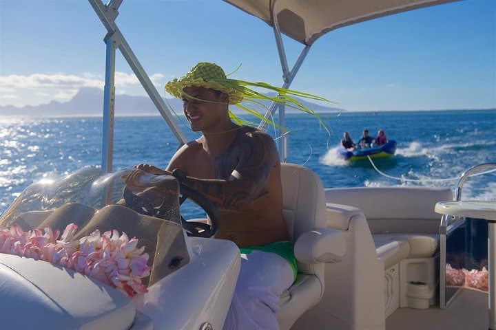 Private Bora Bora Lagoon Tour: Snorkel Rays & Sharks with Lunch on a Pontoon photo 5