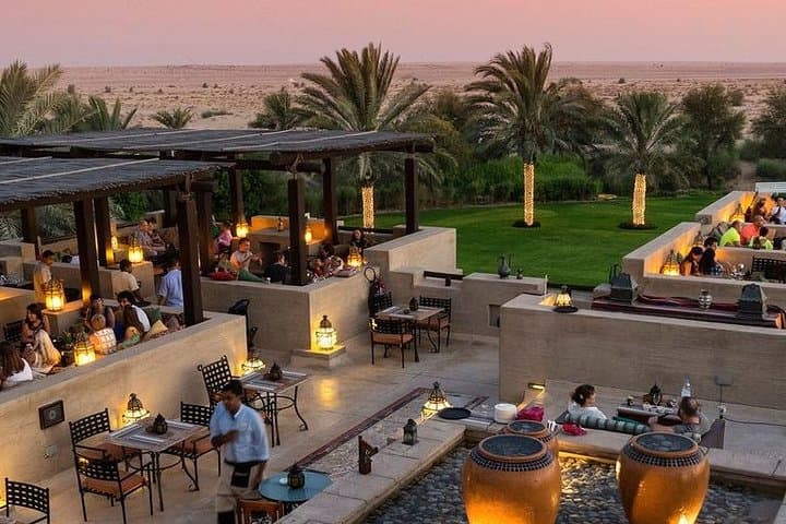 Bab Al Shams Desert Safari & Dinner from Dubai: Evening Dune Bashing, BBQ Buffet, and Live Shows