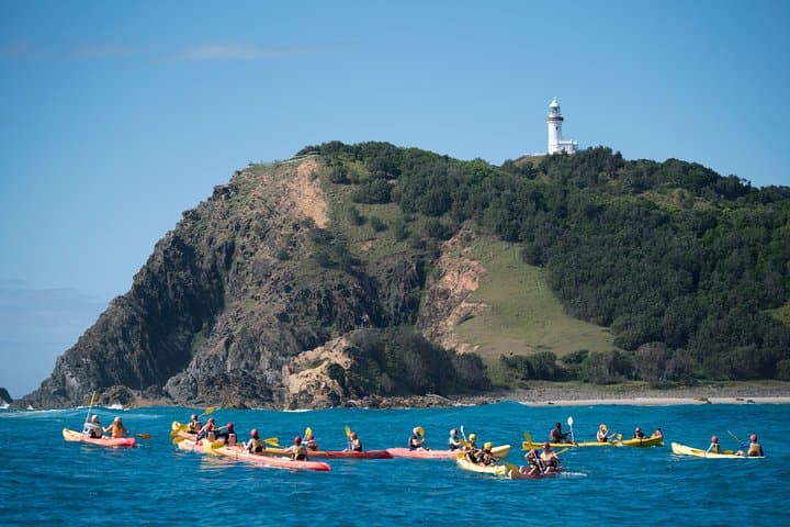 Kayak with Dolphins at Byron Bay — Guided Sea-Kayak Tour in Cape Byron Marine Park