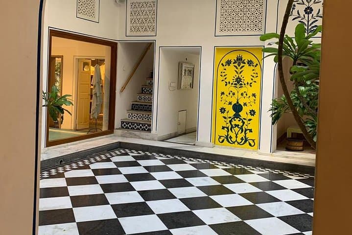 Morning Yoga in a Restored Jaipur Courtyard — Expert-Led Session at Naav photo 2