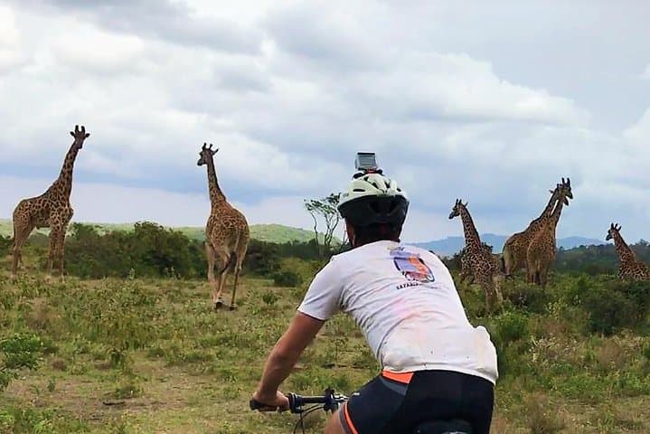 One-Day Walking and Bike Safari in Arusha National Park — Ride Between Volcanoes and Giraffes photo 3
