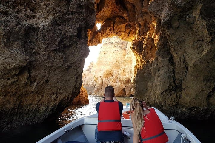 Ponta da Piedade Grotto Boat Tour: Lagos Algarve Sea Caves & Coastal Arches