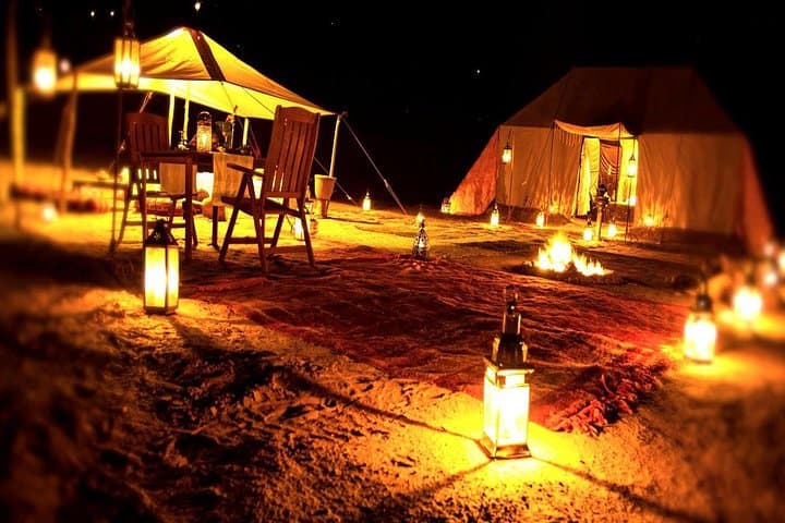 Overnight Dubai Desert Safari: Dune Bashing, Camel Ride & Camp Experience
