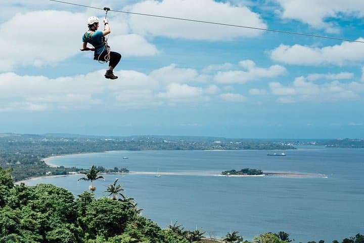Vanuatu Jungle Zipline: Canopy Zips, Skybridge & Mele Bay Views from Port Vila photo 3