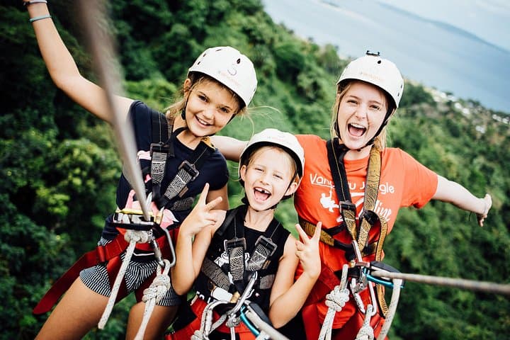 Vanuatu Jungle Zipline: Soar Over Mele Bay and Walk the 120m Skybridge