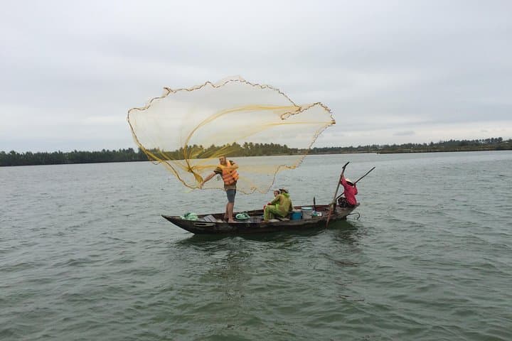 Hoi An Buffalo Ride & Bamboo Basket Boat Tour with Local Home Cooking photo 1