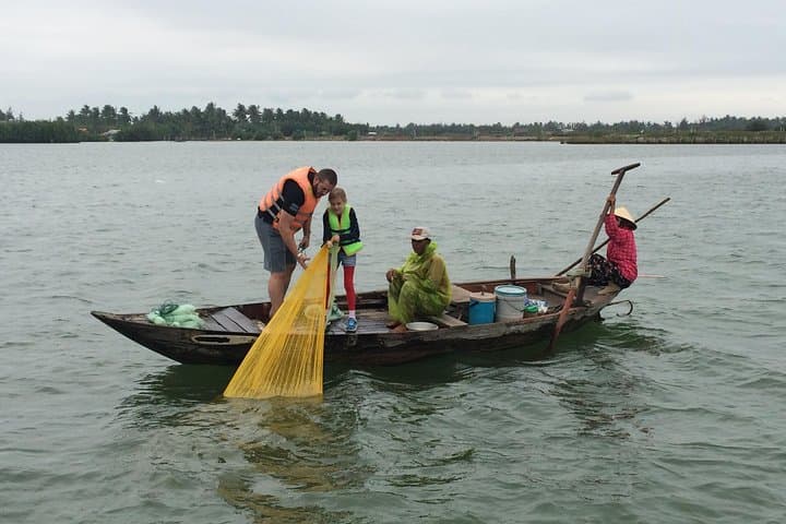 Hoi An Buffalo Ride & Bamboo Basket Boat Tour with Local Home Cooking photo 2