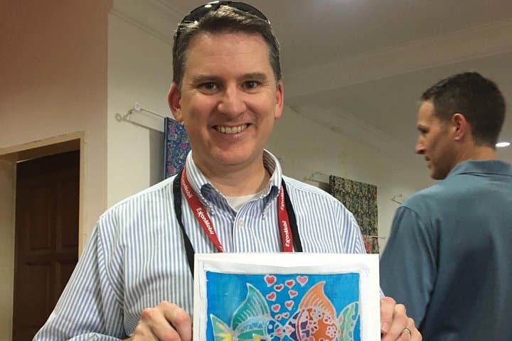 Hands-On Batik Coloring Workshop in Kuala Lumpur — Paint a 20cm Canvas photo 2