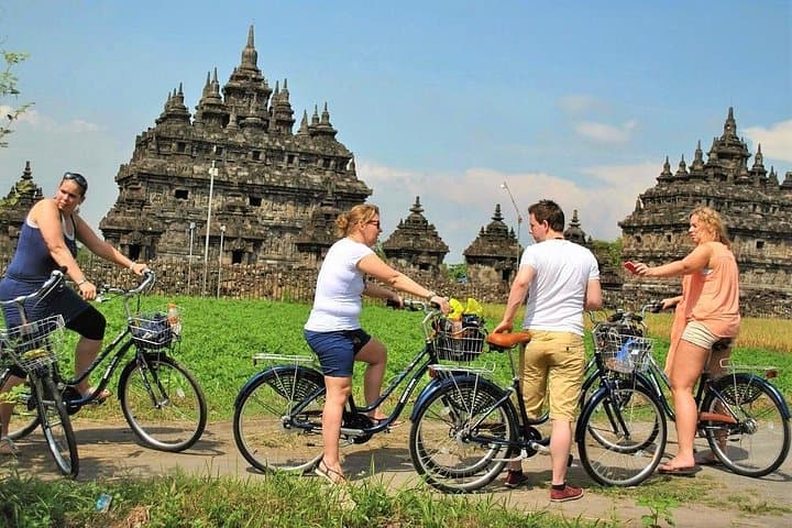 Cycle Past Prambanan: Half-Day Bike Tour Through Rice Fields & Local Crafts