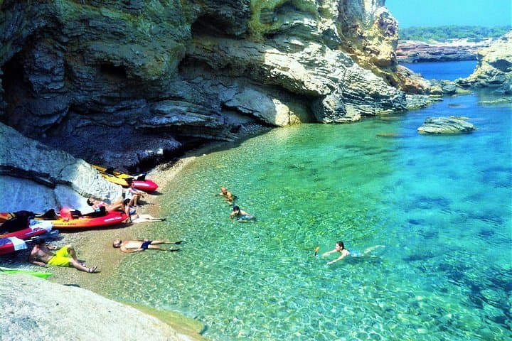 Kayak and Snorkel Ibiza: Explore Sea Caves, Hidden Beaches & Marine Life photo 1