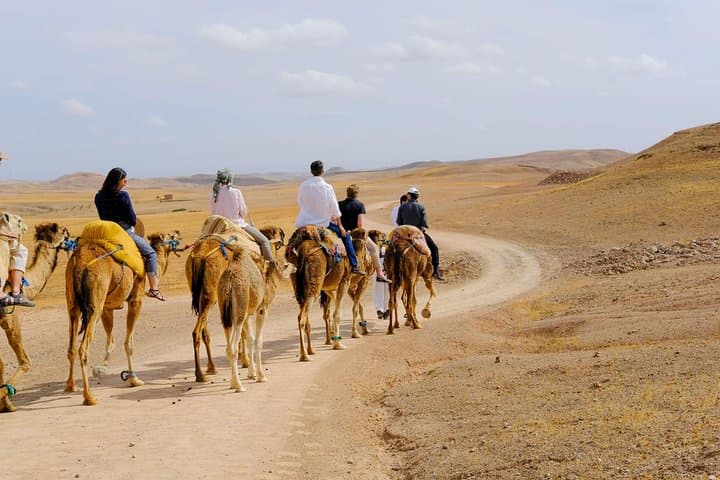 Agafay Desert Camel Ride & Marrakech Day Trip from Casablanca — Full-Day Adventure